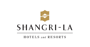 SHANGRI-LA品牌logo設計_五星級酒店品牌設計、SHANGRI-LA酒店vi設計、酒店標志設計、高級酒店標識設計      